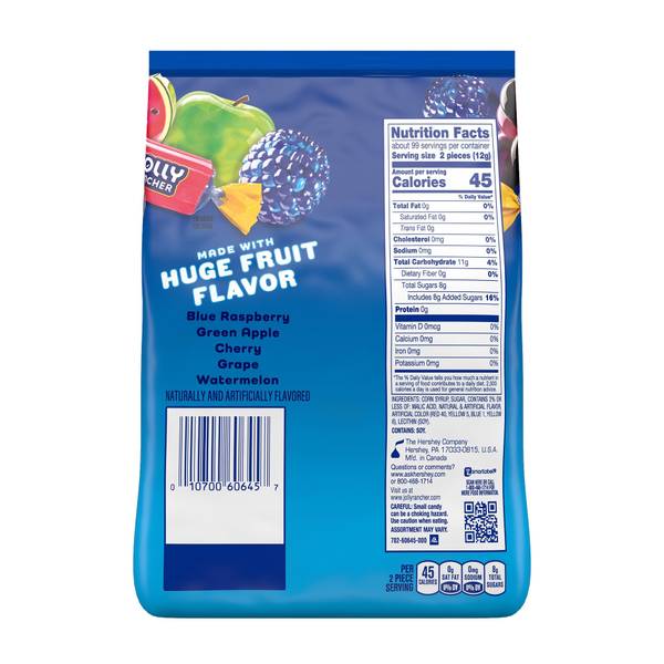 thumbnail image 2 of Jolly Rancher Original Hard Candy – Fruit Flavored, 50 Oz Bulk Bag 2 of 5