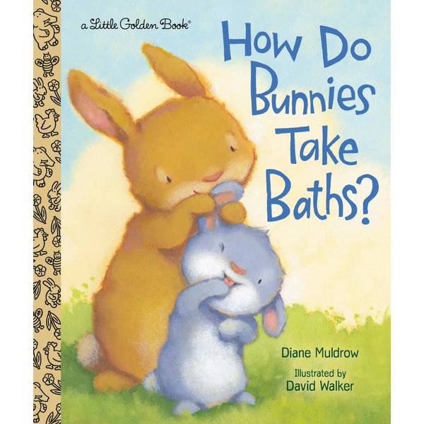 Little Golden Books How Do Bunnies Take Baths?