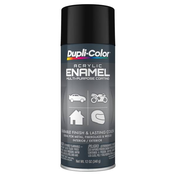 Photo of 12 oz Semi-Gloss Black Multi-Purpose Enamel Spray