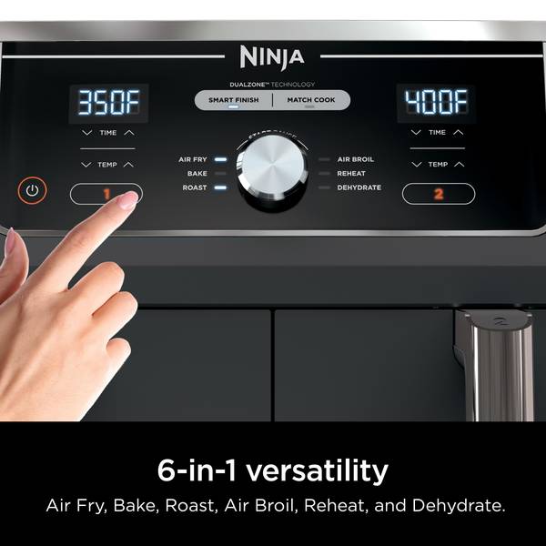 Ninja 4 Quart Air Fryer - Black/Silver - with Reheat & Dehydration  Functionality