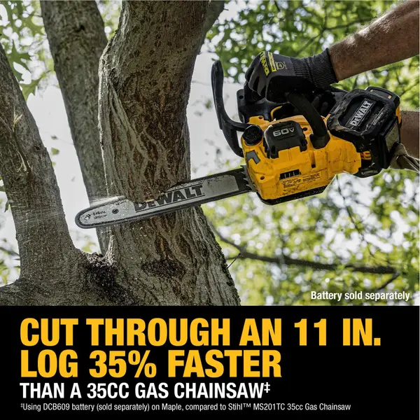 DEWALT FLEXVOLT 60V MAX Top Handle Chainsaw - DCCS674B | Blain's