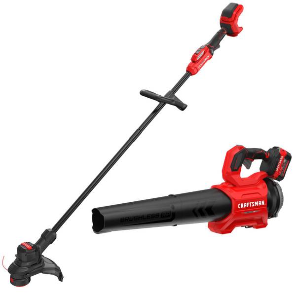 Craftsman V20 BRUSHLESS RP Weedwacker String Trimmer & Blower Combo Kit