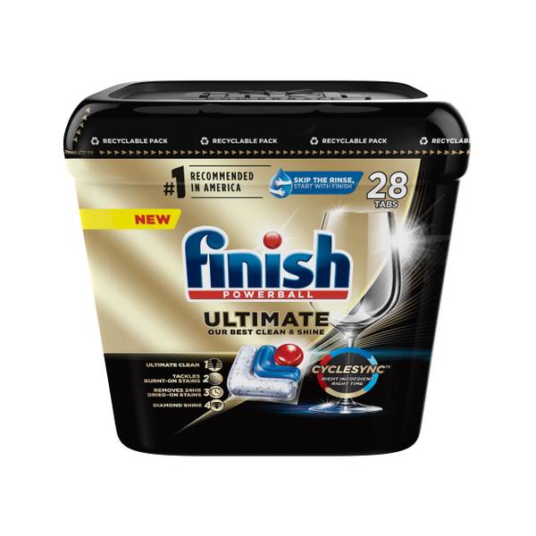 Finish 28-Count Ultimate Dishwasher Tablets - 51700-99827-00 | Blain's ...