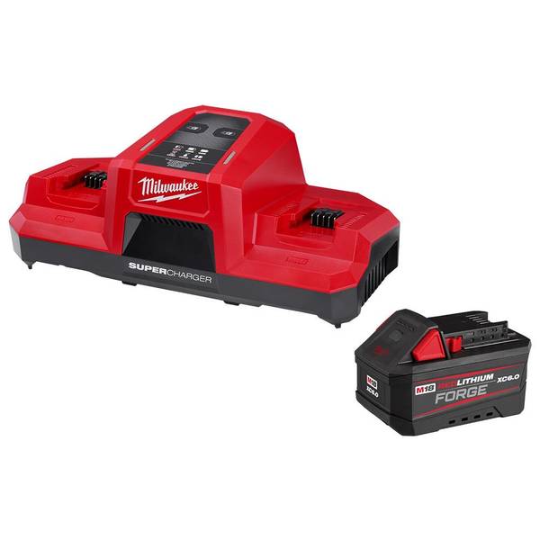 Milwaukee M18 XC5.0 Extended Capacity Battery 2 Pack w/Charger 48