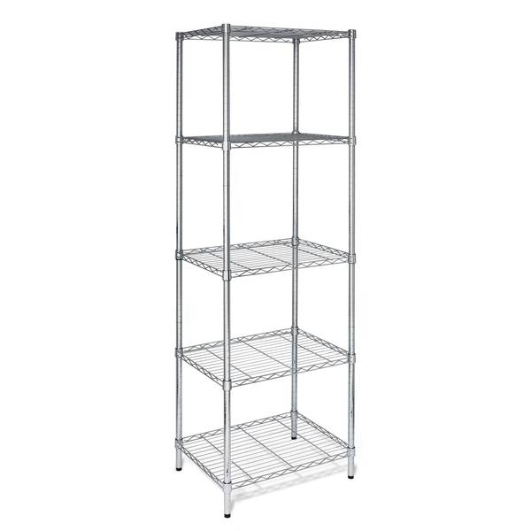 Honey-Can-Do Black 4-Tier Heavy Duty Steel Shelf