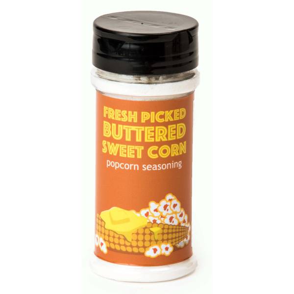 Popcorn Cob with two Jars Salt-free Popcorn Seasoning Sprinkles