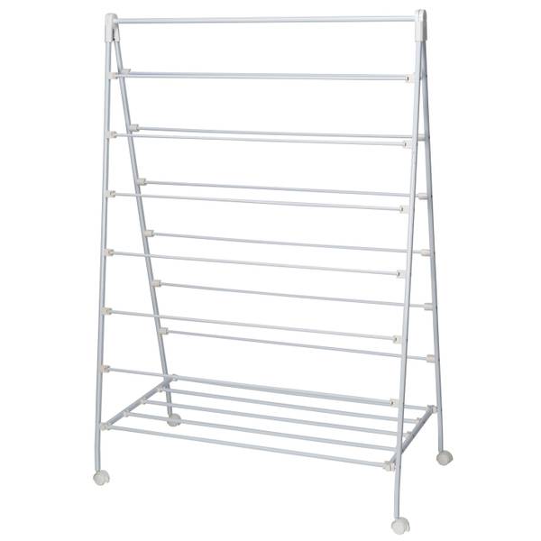 Honey Can Do Slim-Profile Clothes Drying Rack - Chrome