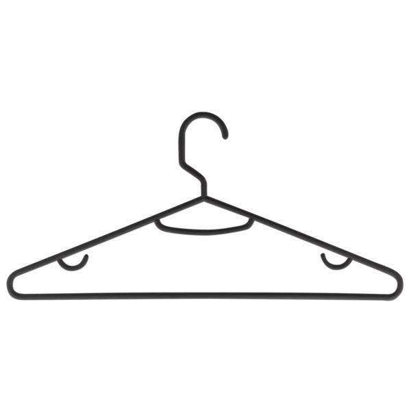 Photo of 60-Pack Recycled Plastic Black Hangers