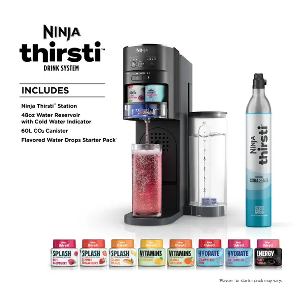 The new Ninja Thirsti Drink System gives endless options to