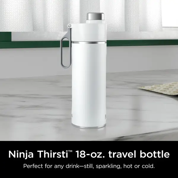 Ninja Thirsti 18oz. Travel Bottle, Gray | DW1801GY