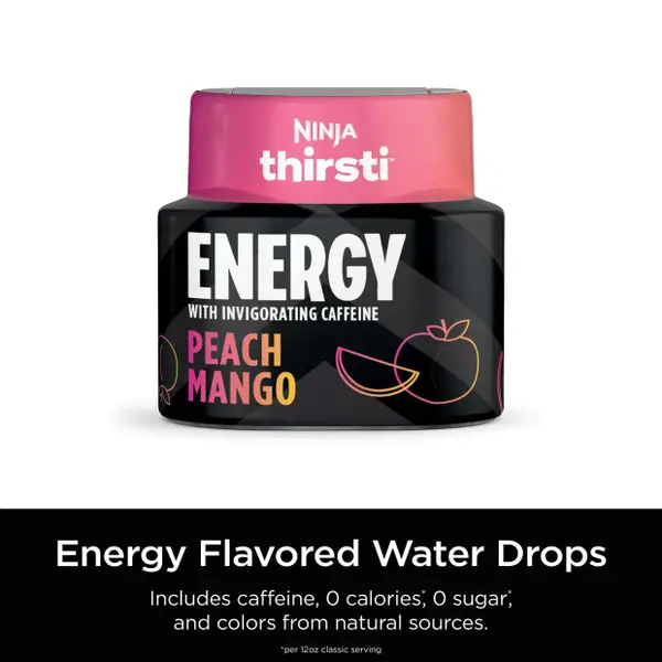 elfbar nachfüll pod läuft aus Ninja Thirsti ENERGY Peach Mango Flavored Water Drops - WCFPCMG1