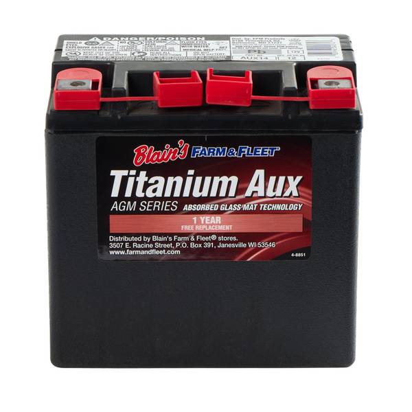 Photo of AGM Auxiliary Start/Stop Battery, Group Size 400, 200 CCA