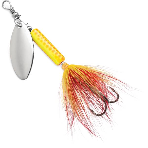 Johnson 1/16 oz Crappie Buster Spin'R Grub Pink Head Pearl White