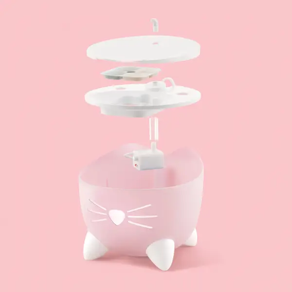 Catit Light Pink Pixi Fountain - 43716 | Blain's Farm & Fleet
