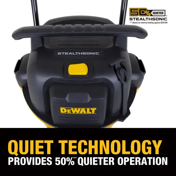 DEWALT 16 Gallon Stealthsonic Quiet Wet/Dry Vacuum - DXV16P-QTA