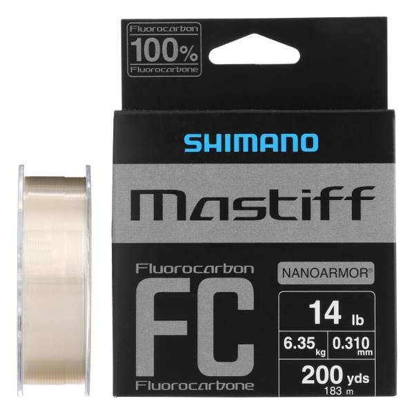 Shimano 10 lb Mastiff Fluorocarbon Line - MSTF10200