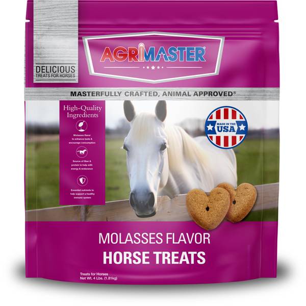 Agrimaster 4 lb Molasses Horse Treats 8027 Blain's Farm & Fleet