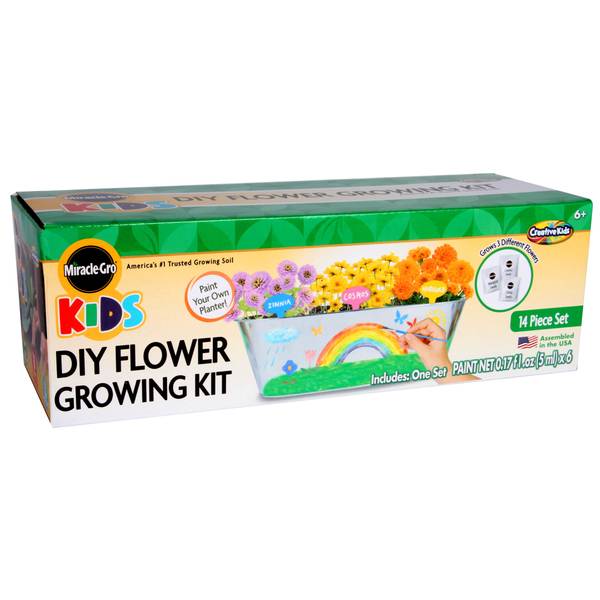 Miracle-Gro Deluxe DIY Flower Growing Kit - 63034 | Blain's Farm & Fleet