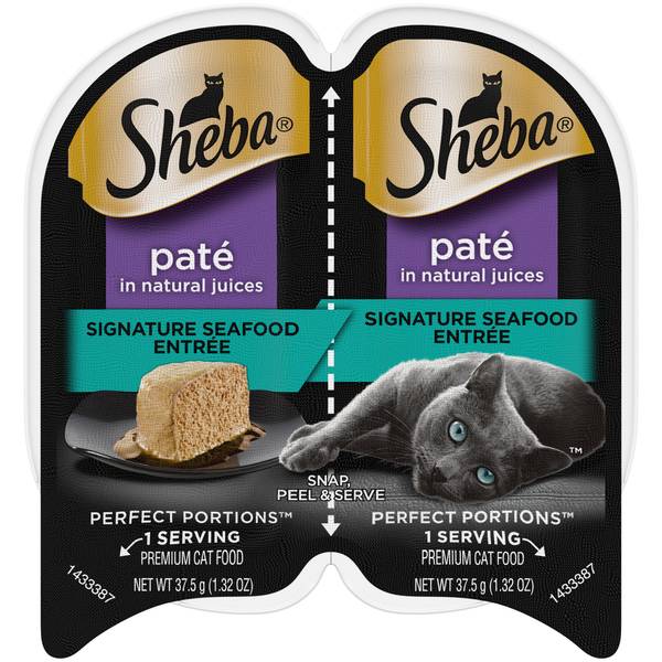 Photo of Perfect Portions Seafood Pate Cat Food, 2.6 oz Easy-to-Use Trays