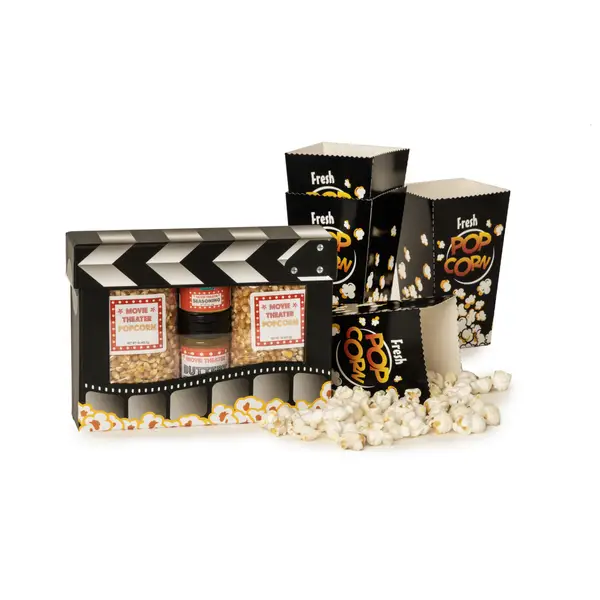 Wabash Valley Farms Vintage Whirley Pop & Retro Popcorn Set 
