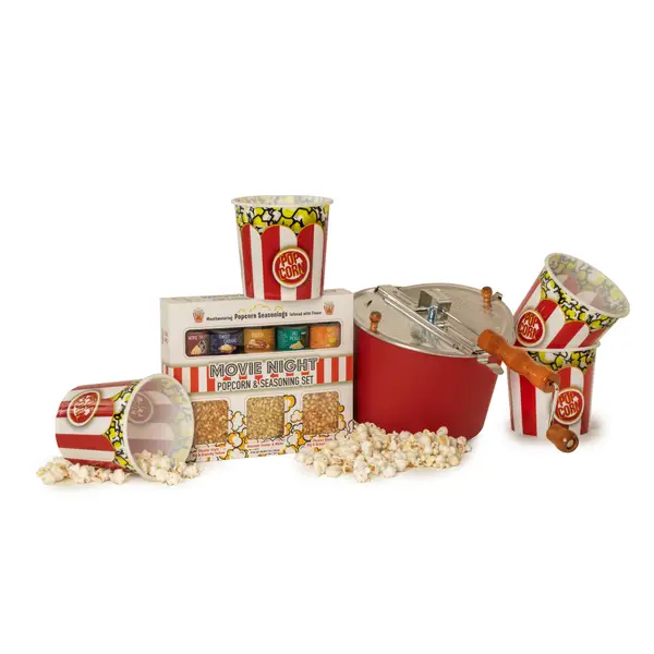 Fireworks Popcorn Microwave Popper Gift Set