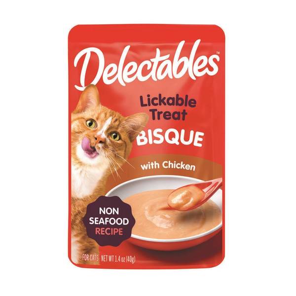 Delectables Bisque Chicken Treat 14 oz Lickable