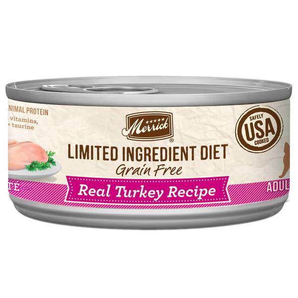Photo of Limited Ingredient Diet Grain Free Real Turkey Recipe Pate Wet Cat Food 5 oz, Deboned Turkey