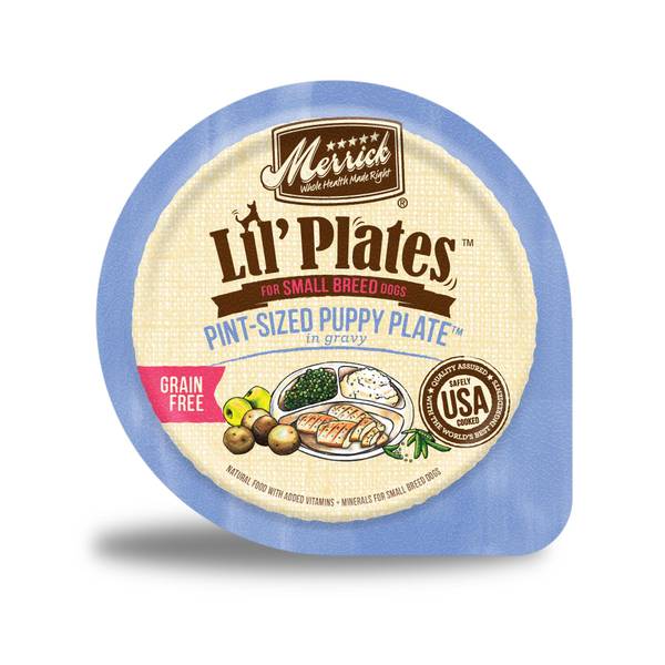 Merrick Puppy Lil' Plates Grain Free Natural Wet Dog Food, oz