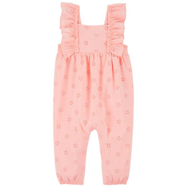 Carter's Infant Girls Floral Flutter Jumpsuit - 1Q544110-3M | Blain's ...