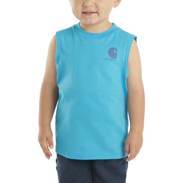 Carhartt Boys Sleeveless Fish T-Shirt - CA6541-HF2-CA1-4