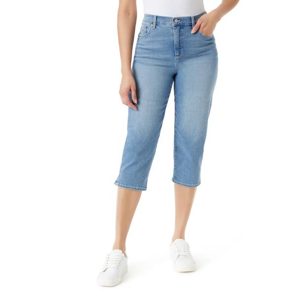Blassport Jean Capris Womens 12 Cropped Denim Blue Pants