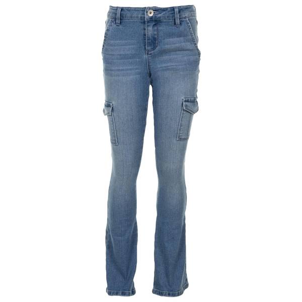 Squeeze Girl's Cargo Flare Denim Jeans - 16499FKS23-7