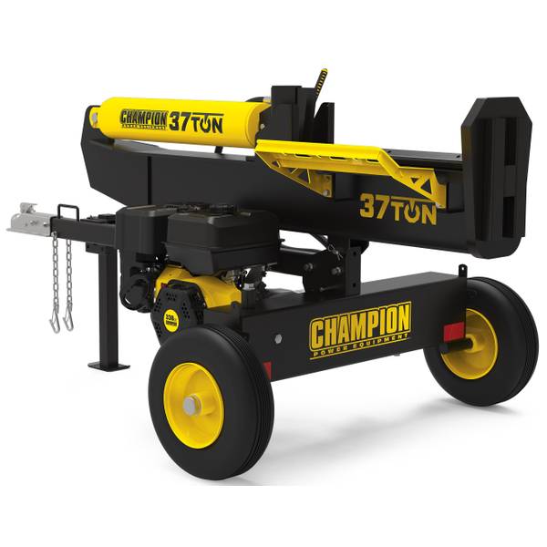 Champion Power Equipment 37Ton Horizontal/Vertical Full Beam Gas Log Splitter with Auto Return