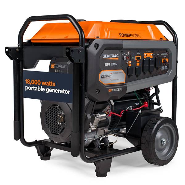 Generac GP18000E EFI Portable Generator 50ST CO - G0089170 