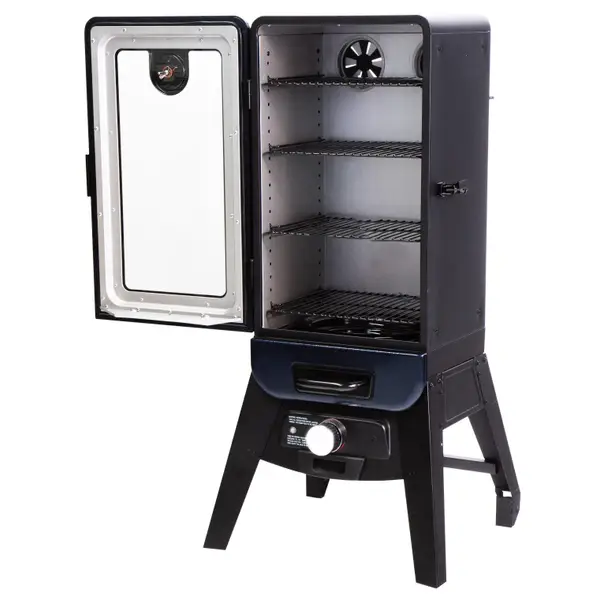 Pit Boss 3 Series Digital Electric Vertical Soker in Silver Haertone