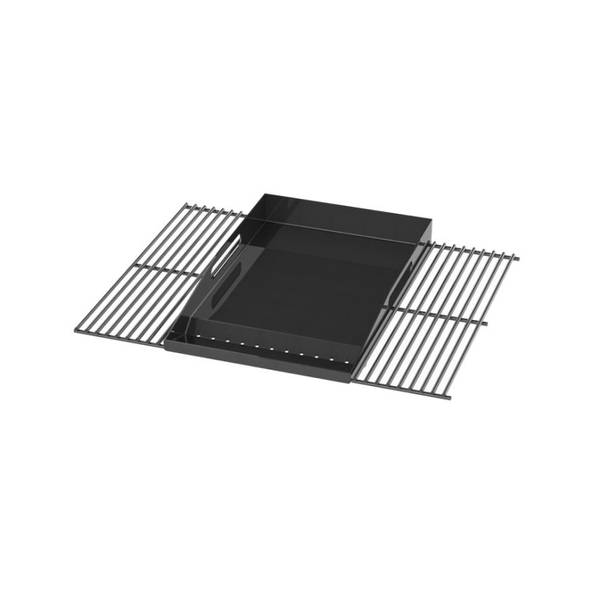 Photo of Ceramic Coated Griddle Insert and Cooking Grates Set