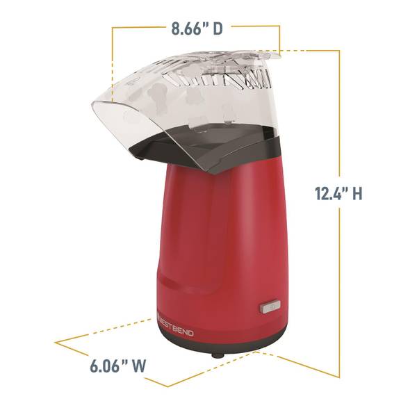 Nostalgia Air-Pop Popcorn Maker, Red