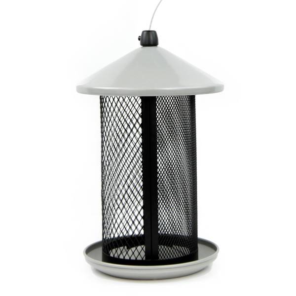 Perky-Pet Dual Mesh Seed Feeder 2.85 lb, Dual Compartments for Sunflower and Thistle Seeds