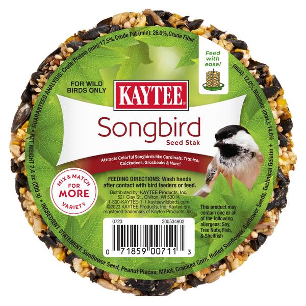 Kaytee 7 4 Oz Songbird Seed Stak 100550828 Blain S Farm And Fleet