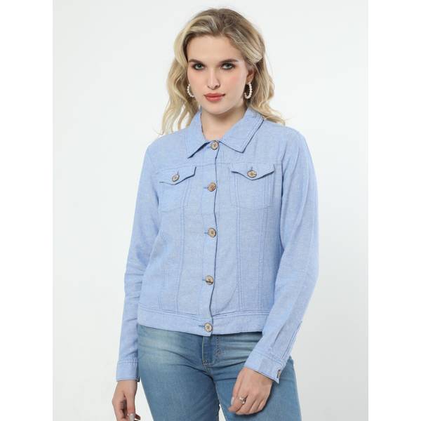 Photo of Women's Long Sleeve Linen Blend Jacket