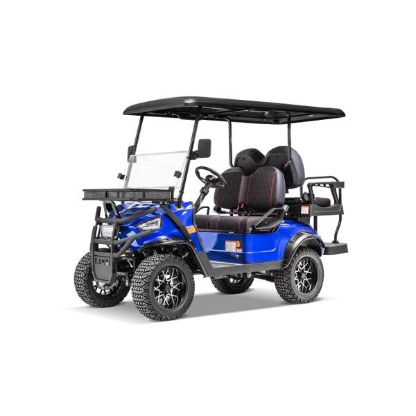Kandi Blue 48V Kruiser 4P Golf Cart - BL4PAGM-LCD-B