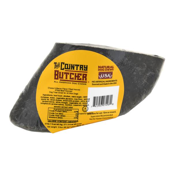 Country Butcher Cheese N Bacon Flavor Filled Hooves Dog Treat 7498 Blain's Farm & Fleet