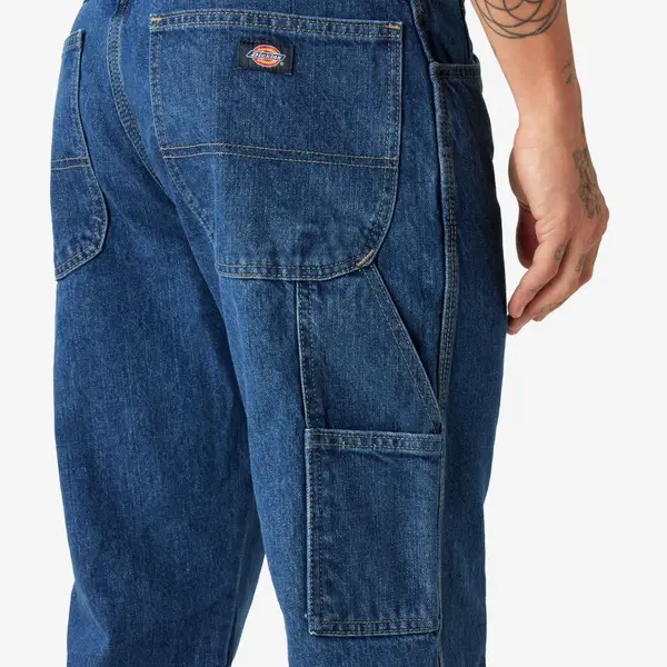 Dickies Men's Relaxed Fit Carpenter Heavyweight Denim Jeans