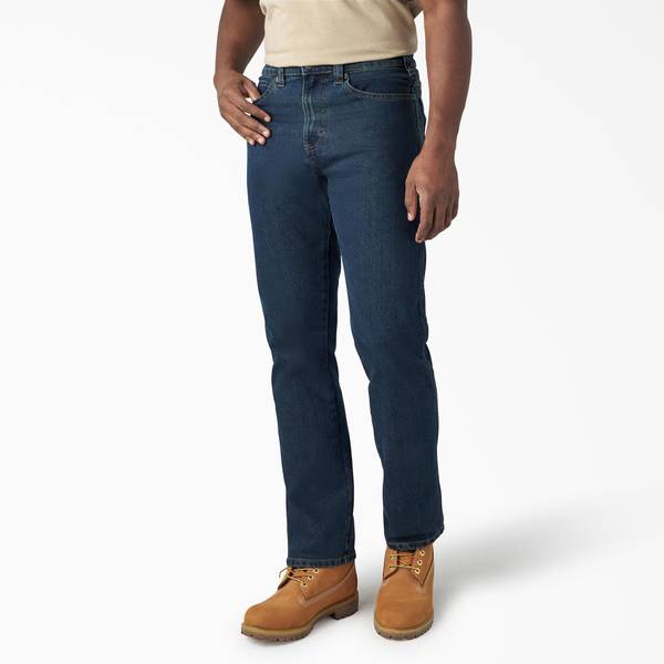 Dickies Men's Flex Regular Fit 5 Pocket Jeans - DD605DWI