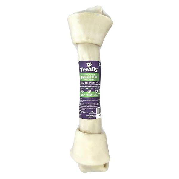Treatly American Beefhide XL Bone Dog Chew 04317 Blain's Farm & Fleet