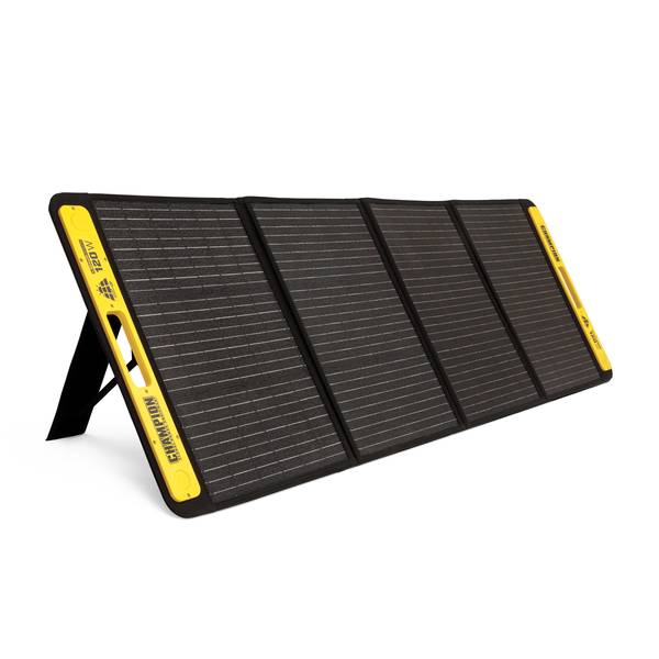 Photo of 120-Watt Portable Foldable Solar Panels with Extension Cable and Kickstand