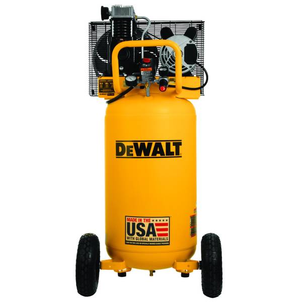 Photo of 25 Gallon 200 PSI Oil Lubed Belt Drive Portable Vertical Electric Air Compressor