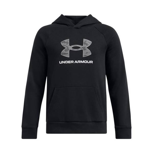 Under Armour Boy's Fill Logo Fleece Long Sleeve Hoodie - 1386742-001-S ...