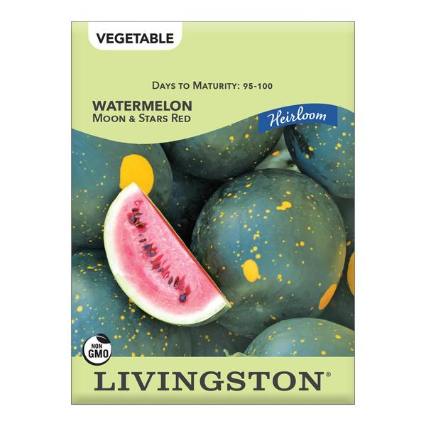 Photo of WATERMELON - HEIRLOOM - MOON & STARS RED