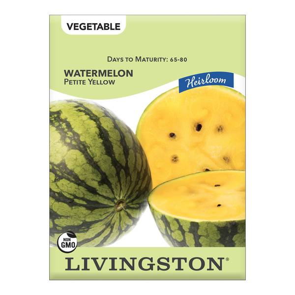 Photo of WATERMELON - HEIRLOOM - PETITE YELLOW
